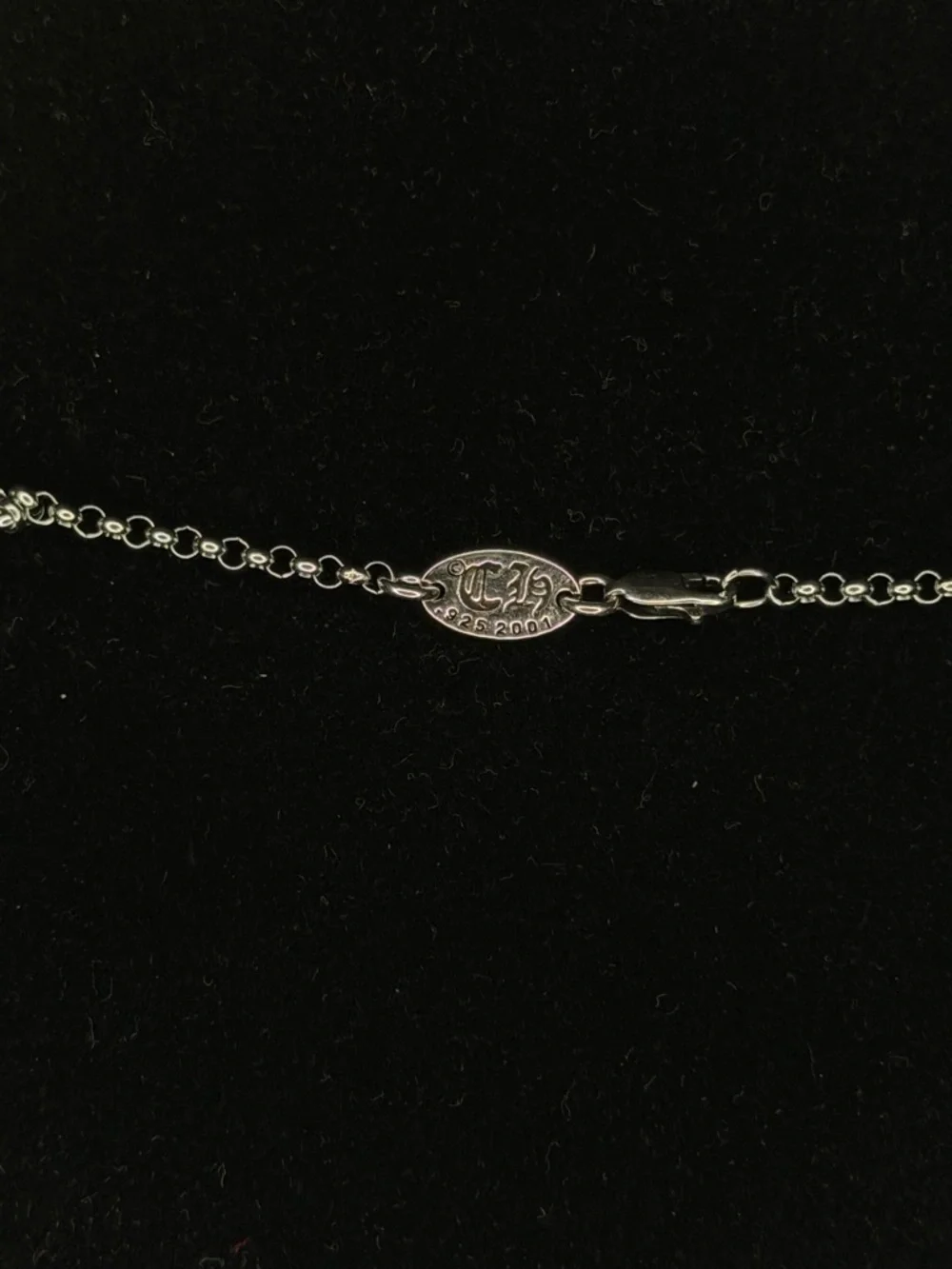 Chrome Hearts Double Floral Cross Stacked Unisex Necklace